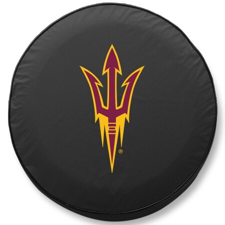 32 1/4 X 12 Arizona State Tire Cover With Pitchfork Logo